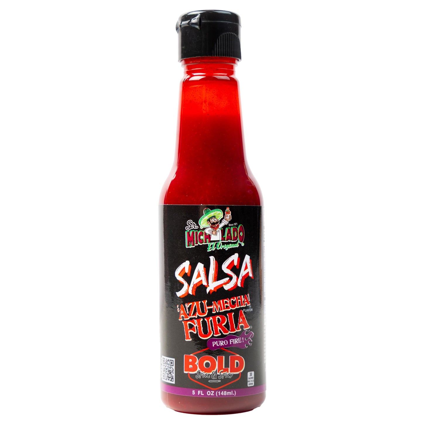 3pk - SALSA Bold - Azu-Mecha Furia BOLD - Spice & Spicy - Sr. Michelado - 3 pk Bottle SALSA Bold Flavor