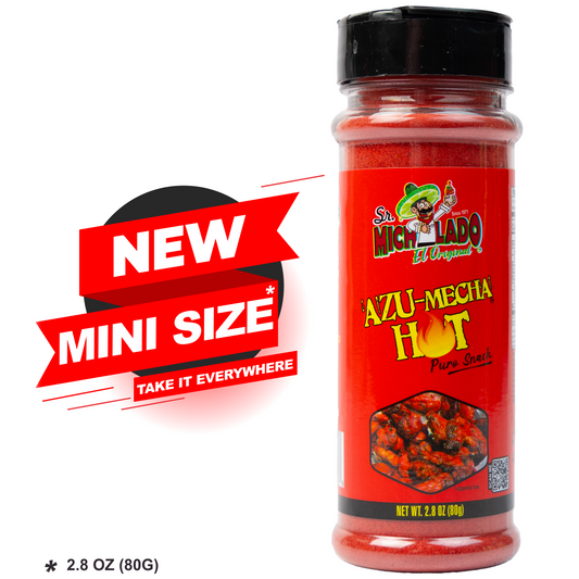 MINI Size Azu-Mecha HOT Snack Seasoning - Sr. Michelado - Bottle Snack Flavor powder
