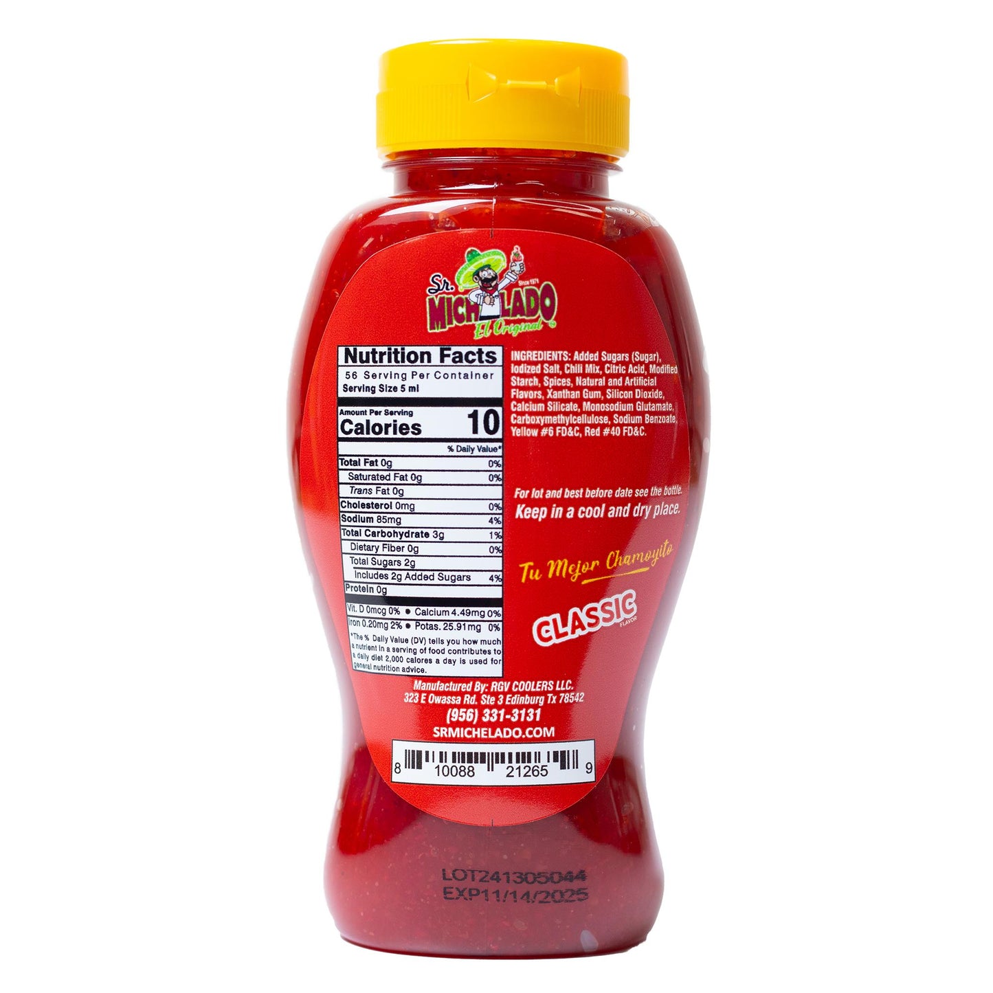 COMBO - Furia Snack Seasoning & Chamoy Classic - Sr. Michelado - Bottle Flavor Spice powder & Bottle Chamoy Candy Sauce Flavor