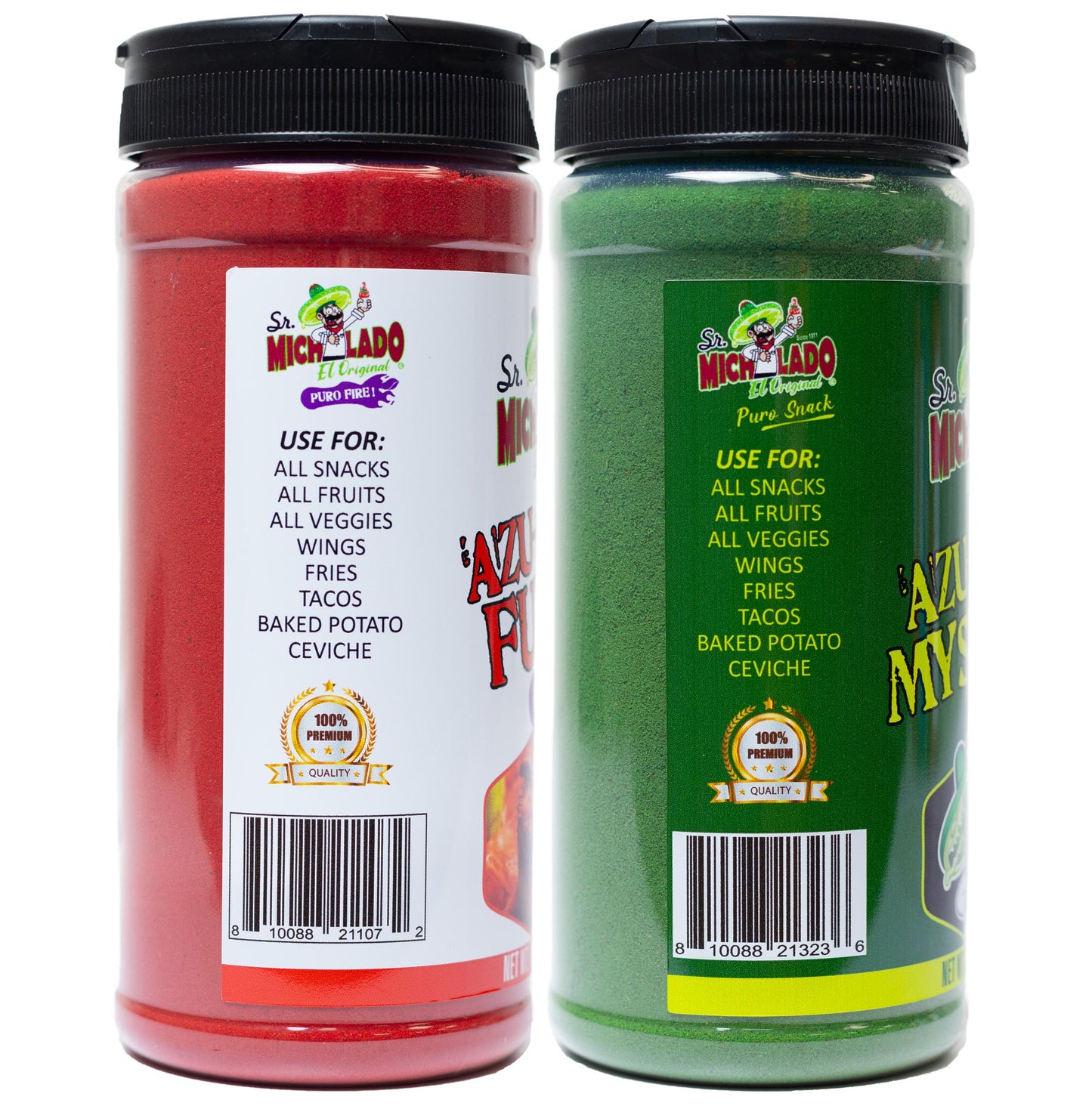 Azu-Mecha COMBO - Furia & Mystery - Snack Seasoning - Sr. Michelado - Bottle Flavor Spice powder