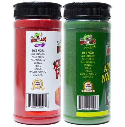 Azu-Mecha COMBO - Furia & Mystery - Snack Seasoning - Sr. Michelado - Bottle Flavor Spice powder