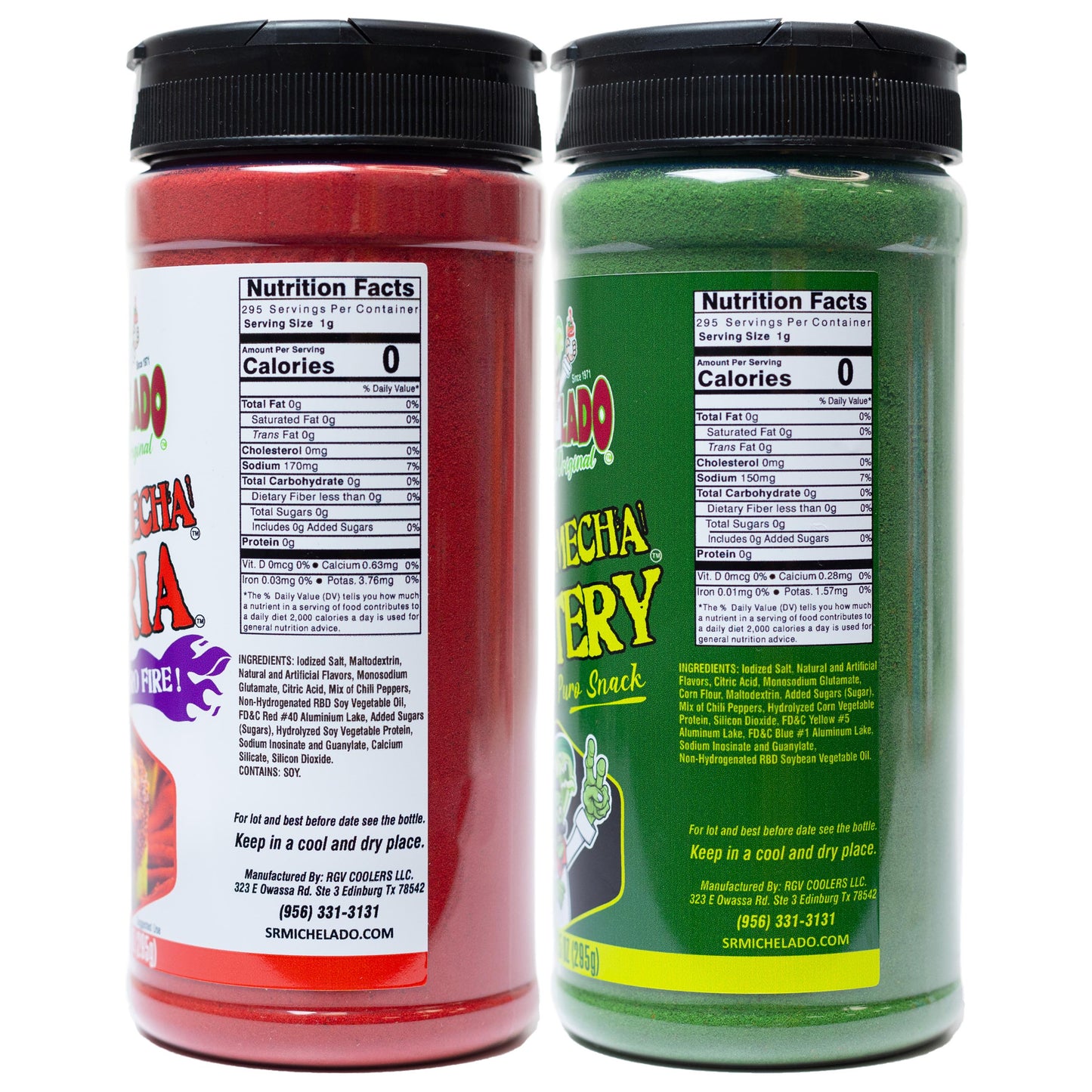 Azu-Mecha COMBO - Furia & Mystery - Snack Seasoning - Sr. Michelado - Bottle Flavor Spice powder