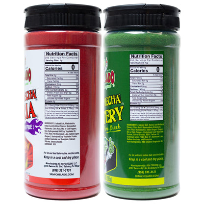 Azu-Mecha COMBO - Furia & Mystery - Snack Seasoning - Sr. Michelado - Bottle Flavor Spice powder