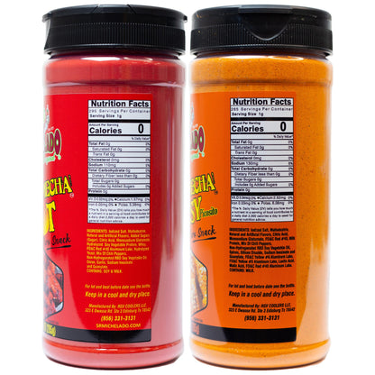 Azu-Mecha COMBO - Hot & Cheesy - Snack Seasoning - Sr. Michelado - Bottle Flavor Spice powder