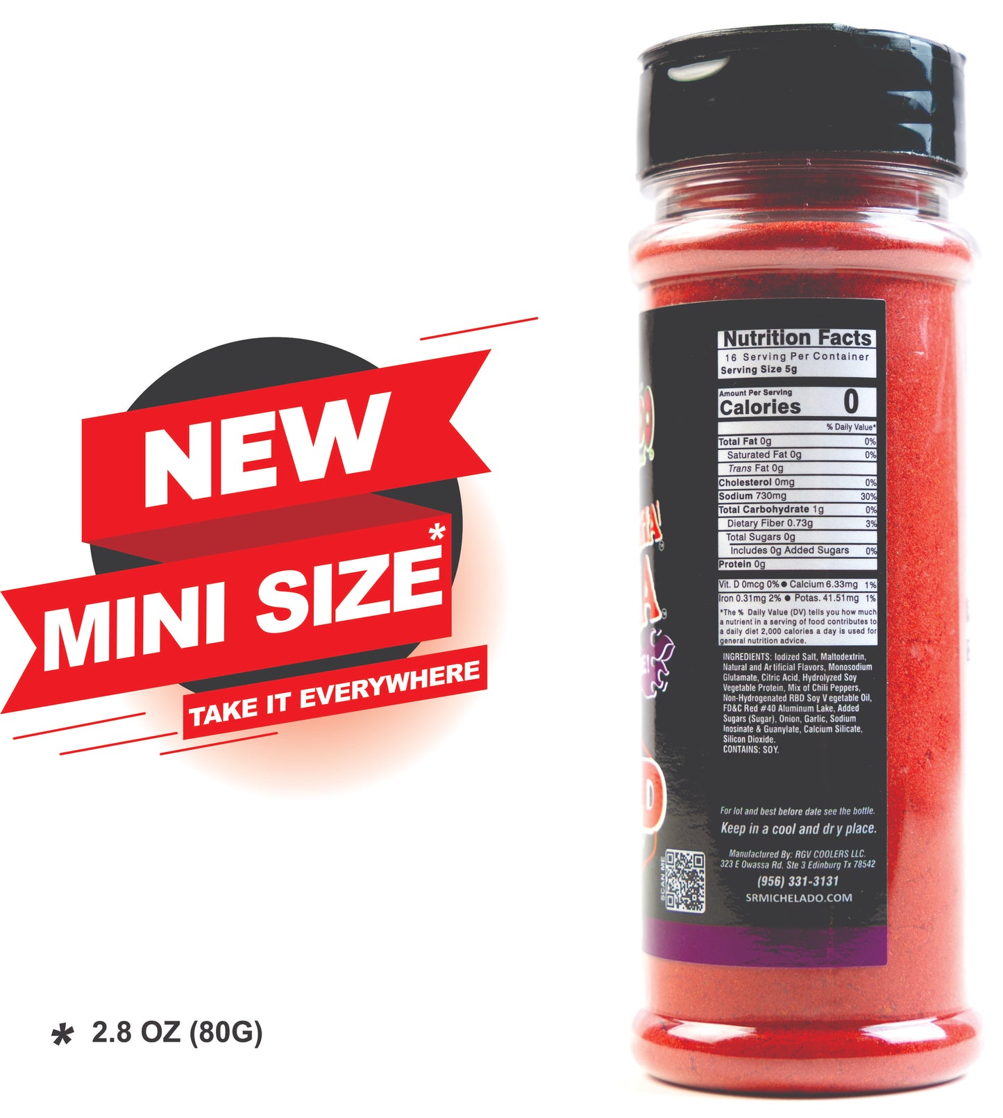 COMBO Salsa Bold & Mini Bold - Azu-Mecha Furia BOLD - Spice & Spicy - Sr. Michelado - 1 Salsa 5oz Azu-Mecha Furia BOLD & 1 MINI Size 2.8oz Azu-Mecha Furia BOLD Snack Seasoning