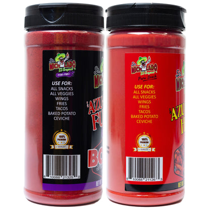 Azu-Mecha COMBO - Furia BOLD & Hot - Snack Seasoning - Sr. Michelado - Bottle Flavor Spice powder