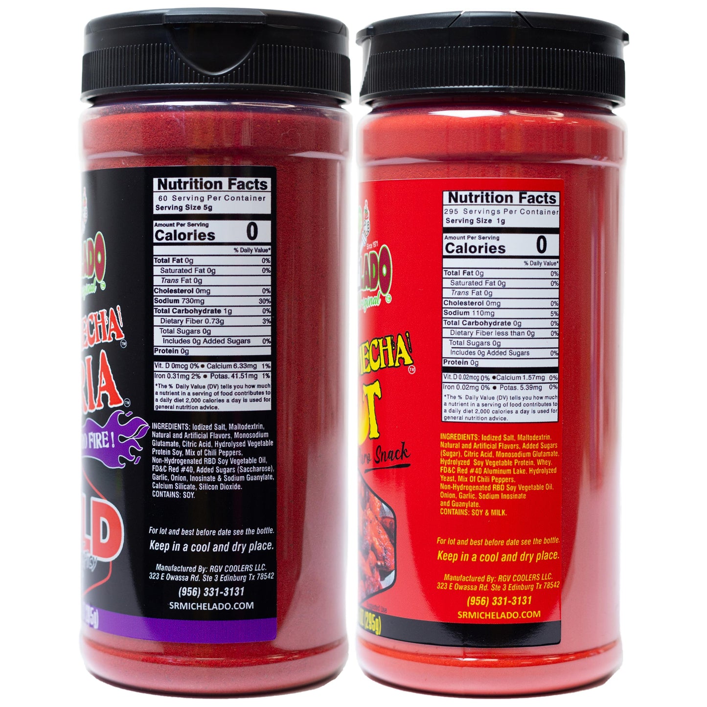 Azu-Mecha COMBO - Furia BOLD & Hot - Snack Seasoning - Sr. Michelado - Bottle Flavor Spice powder