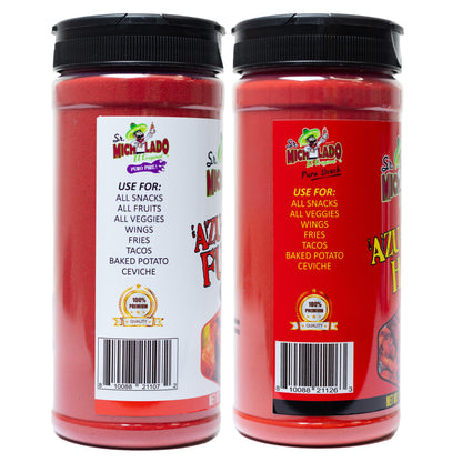 Azu-Mecha COMBO - Furia & Hot - Snack Seasoning - Sr. Michelado - Bottle Flavor Spice powder