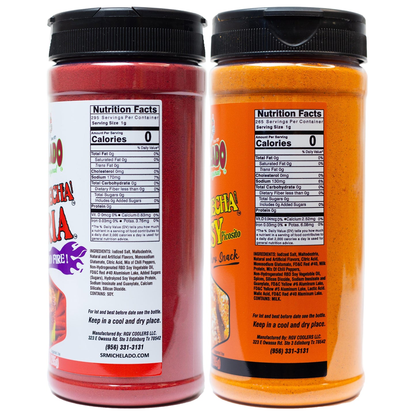 Azu-Mecha COMBO - Furia & Cheesy - Snack Seasoning - Sr. Michelado - Bottle Flavor Spice powder