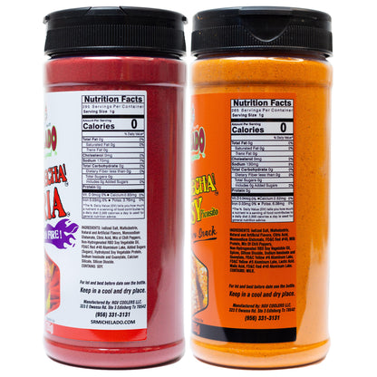 Azu-Mecha COMBO - Furia & Cheesy - Snack Seasoning - Sr. Michelado - Bottle Flavor Spice powder