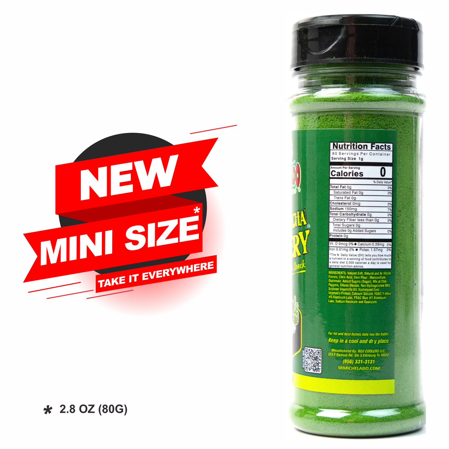 MINI Size Azu-Mecha MYSTERY Snack Seasoning - Sr. Michelado - Bottle Snack Flavor powder