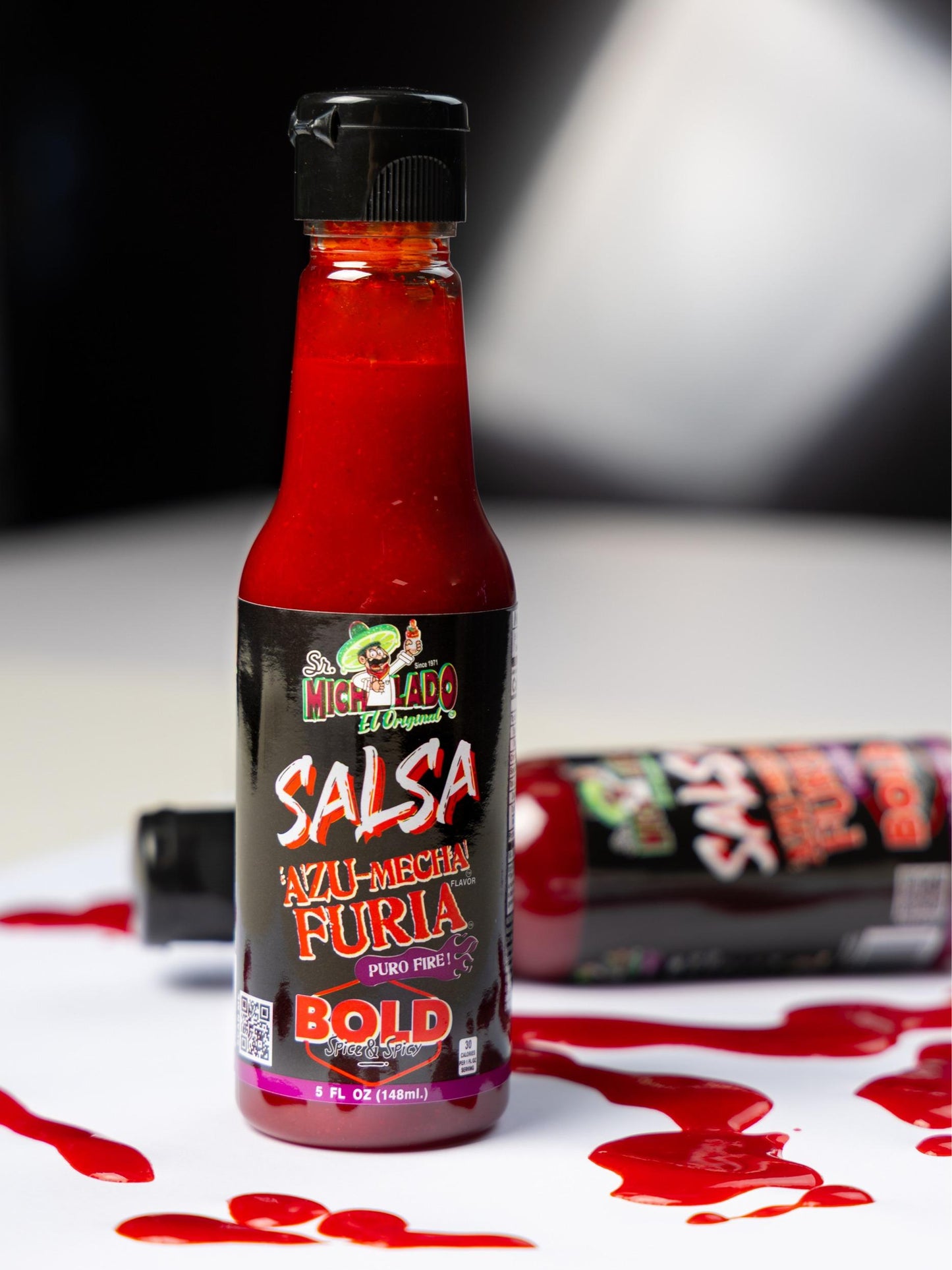 SALSA - Azu-Mecha Furia BOLD - Spice & Spicy - Sr. Michelado - Bottle SALSA Bold Flavor