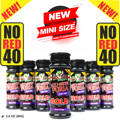 MINI Size NO RED 40 Azu-Mecha Furia BOLD Snack Seasoning - Sr. Michelado - Bottle Snack Flavor powder