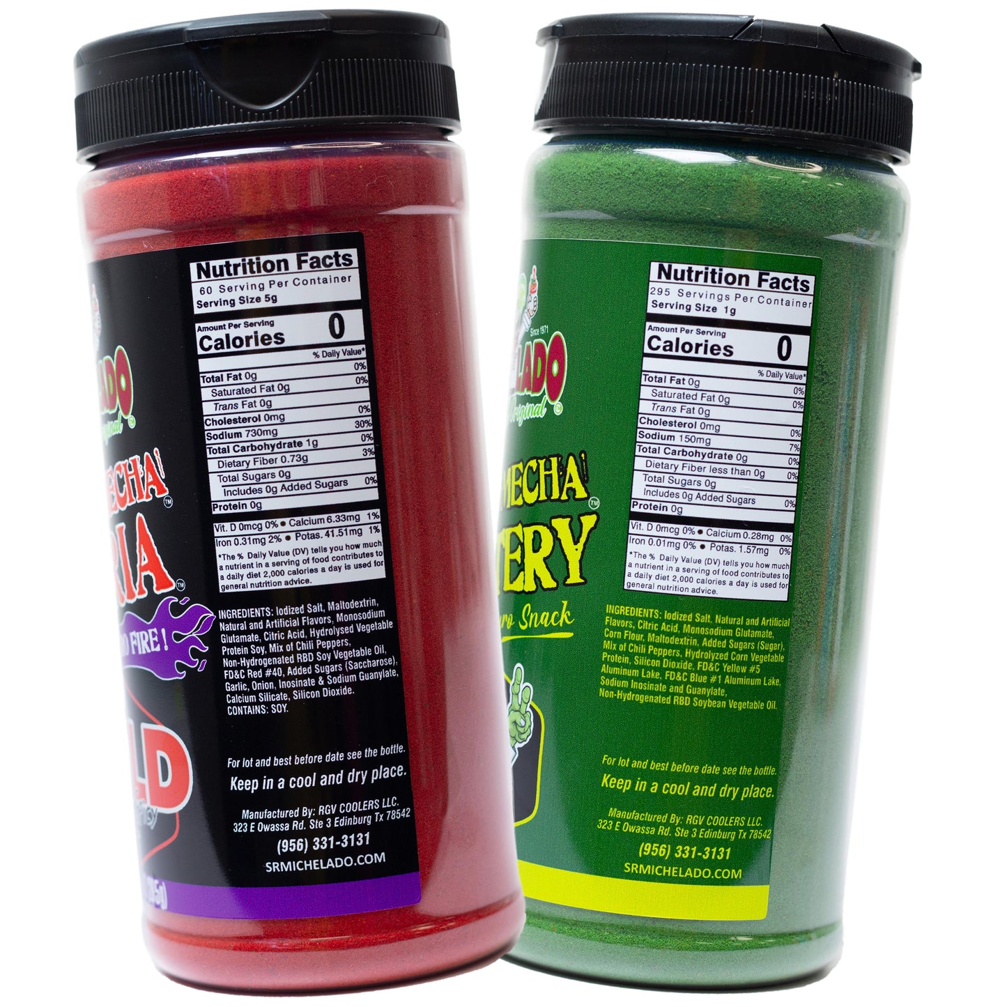 Azu-Mecha COMBO - Furia BOLD & Mystery - Snack Seasoning - Sr. Michelado - Bottle Snack Flavor powder Chile powder - so good on pickle s sr michelado